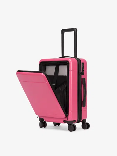 Calpak Hue Front Pocket Carry-on Luggage In Dragonfruit