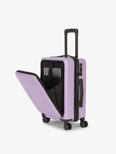 Calpak Hue Front Pocket Carry-on Luggage In Orchid | 20"