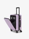 Calpak Hue Front Pocket Carry-on Luggage In Orchid