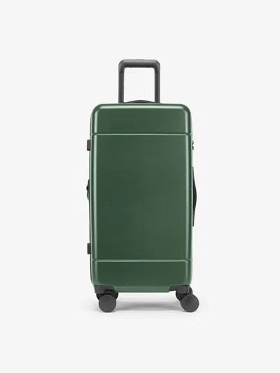 Calpak Hue Medium Trunk Luggage In Emerald