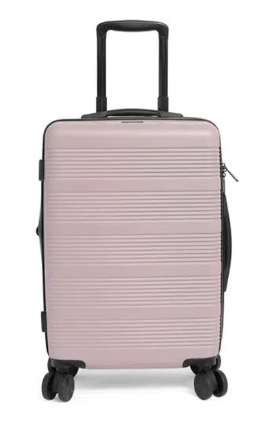 Calpak Indio Collection 20" Carry-on Spinner In Deep Mauve