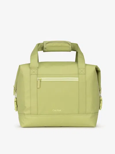 Calpak Insulated 17l Soft-sided Cooler In Lime