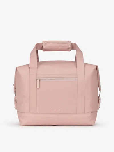 Calpak Insulated 17l Soft-sided Cooler In Pink Sand