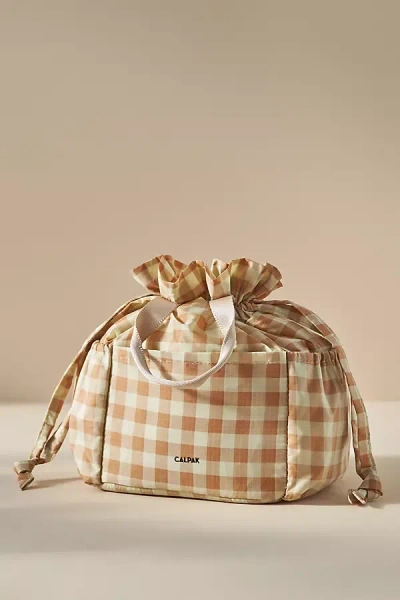 Calpak Insulated Lunch Bag In Beige