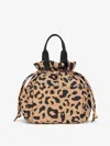 Calpak Insulated Lunch Bag In Cheetah In Matcha