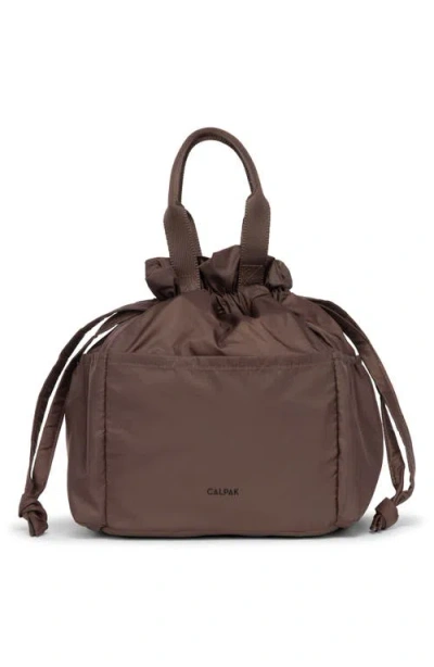 Calpak Insulated Lunch Bag In Brown