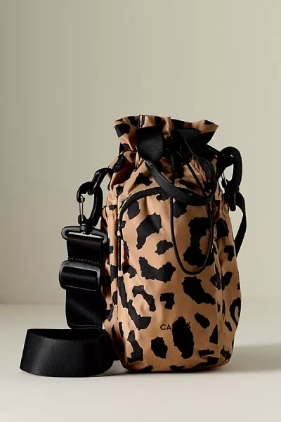 Calpak Insulated Water Bottle Holder In Brown