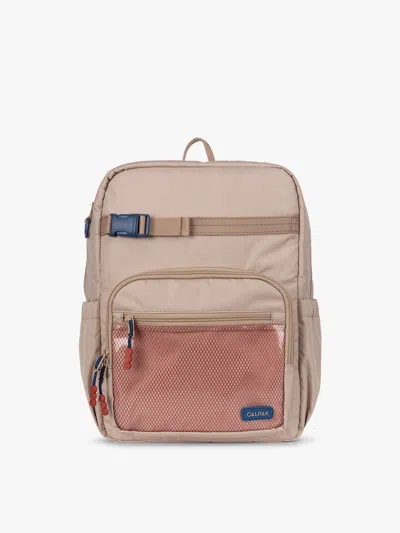 Calpak Kids Large Backpack In Khaki