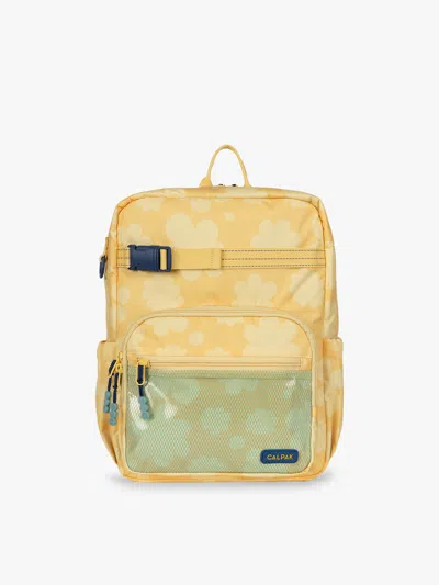 Calpak Kids Medium Backpack In Yellow Bloom