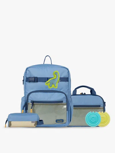Calpak Kids School Essentials Bundle With Medium Backpack In Blue