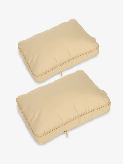 Calpak Large Compression Packing Cubes In Oatmeal
