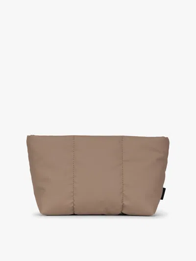 Calpak Luka 1-quart Zip Pouch In Chocolate