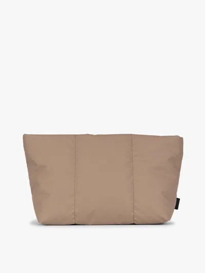 Calpak Luka 2-quart Zip Pouch In Chocolate