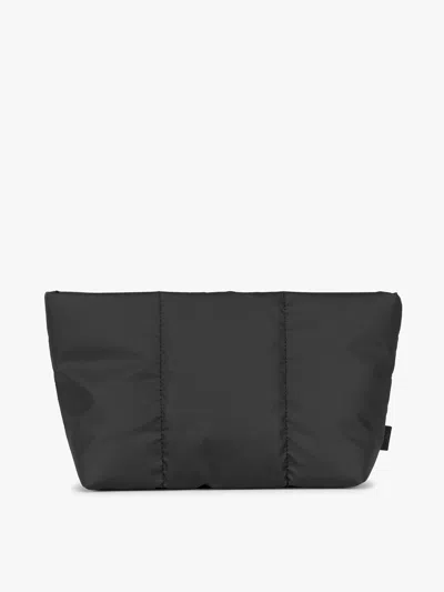 Calpak Luka 2-quart Zip Pouch In Matte Black
