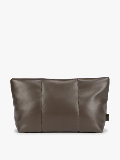 Calpak Luka 2-quart Zip Pouch In Mushroom
