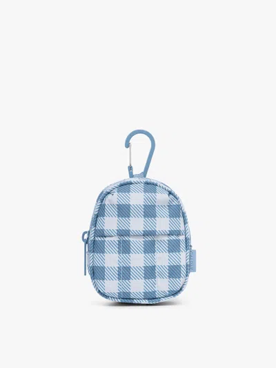 Calpak Luka Backpack Zip Bag Charm In Blue
