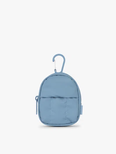 Calpak Luka Backpack Zip Bag Charm In Blue