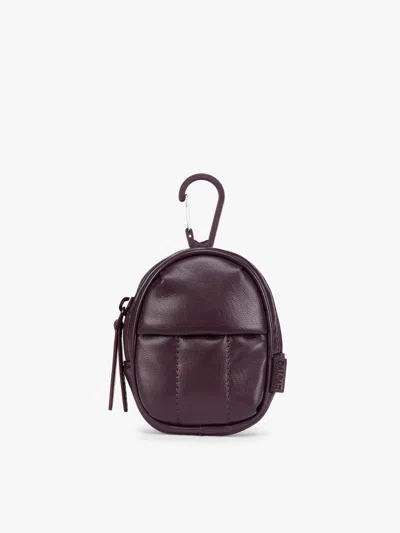 Calpak Luka Backpack Zip Bag Charm In Dark Cherry