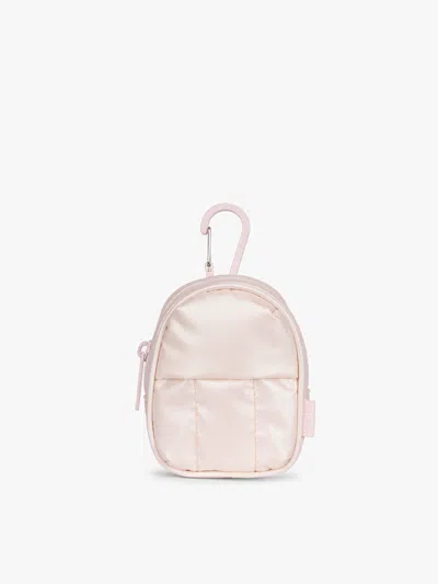 Calpak Luka Backpack Zip Bag Charm In Pink