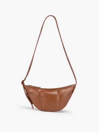 Calpak Luka Crescent Bag In Honey Brown