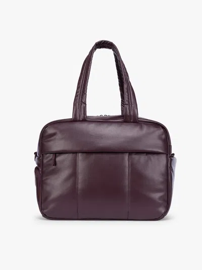 Calpak Luka Duffel In Dark Cherry