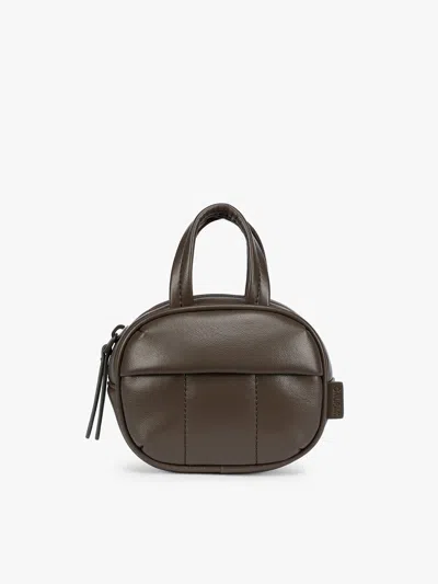 Calpak Luka Duffel Zip Bag Charm In Mushroom