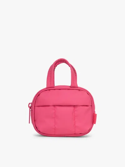 Calpak Luka Duffel Zip Bag Charm In Pink