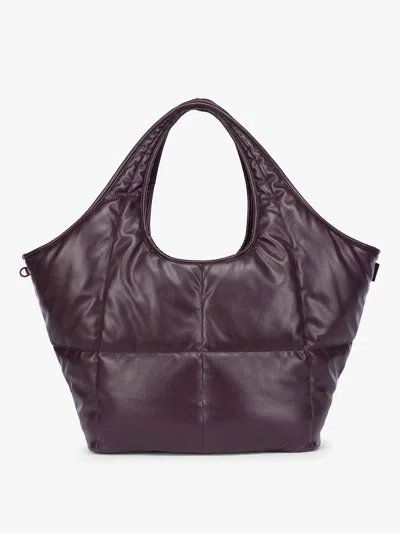 Calpak Luka Everything Laptop Tote Bag In Dark Cherry