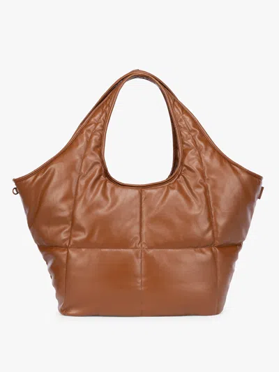 Calpak Luka Everything Laptop Tote Bag In Honey Brown