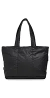 Calpak Luka Expandable Laptop Tote In Butter In Matte Black