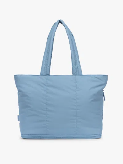 Calpak Luka Expandable Laptop Tote In Blue