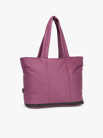 Calpak Luka Expandable Laptop Tote In Plum