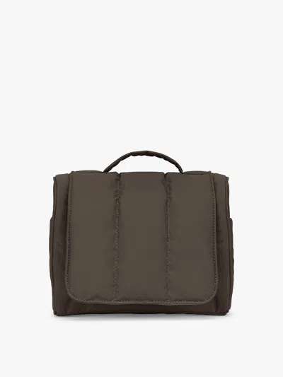 Calpak Luka Hanging Toiletry Bag In Brown