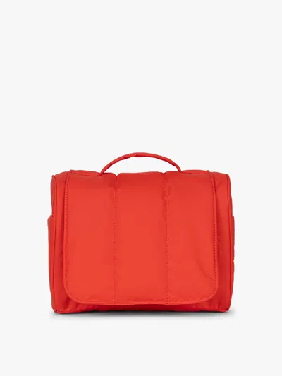 Calpak Luka Hanging Toiletry Bag In Red