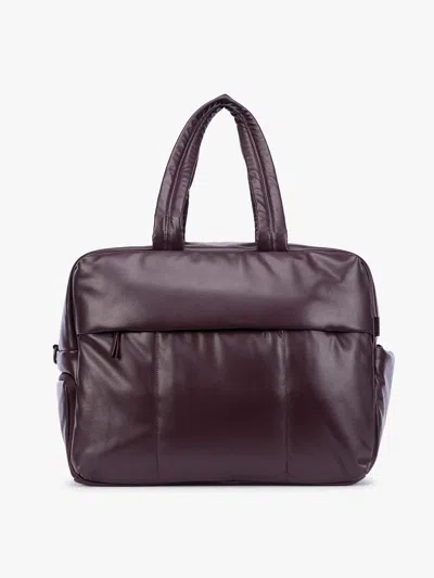 Calpak Luka Large Duffel In Dark Cherry