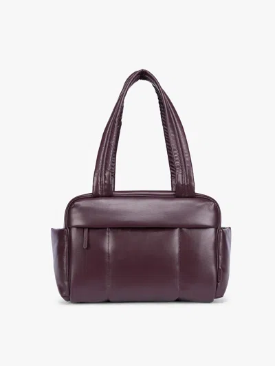 Calpak Luka Mini Duffel In Dark Cherry