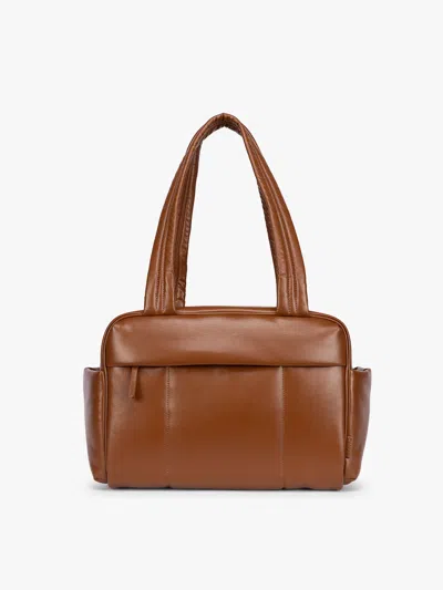 Calpak Luka Mini Duffel In Honey Brown
