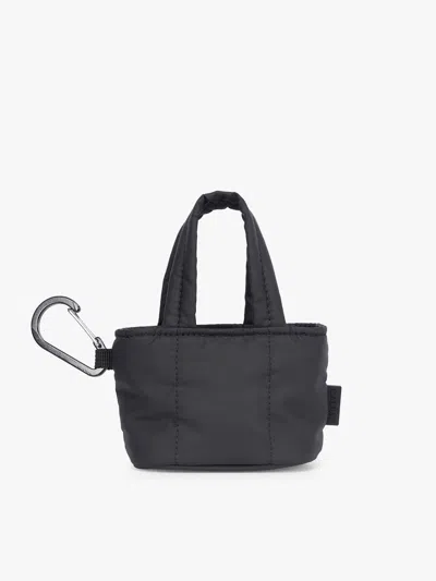 Calpak Luka Tote Zip Bag Charm In Black