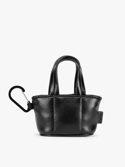 Calpak Luka Tote Zip Bag Charm In Black