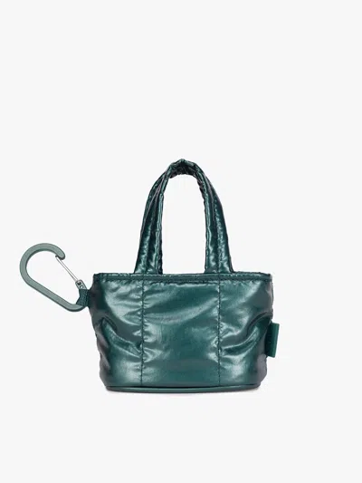 Calpak Luka Tote Zip Bag Charm In Green