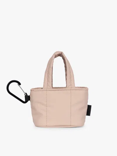 Calpak Luka Tote Zip Bag Charm In Pink