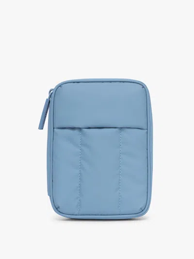 Calpak Luka Zip Passport Wallet In Blue