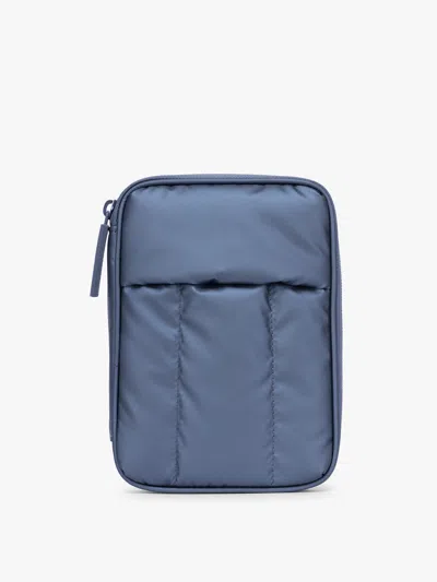 Calpak Luka Zip Passport Wallet In Blue