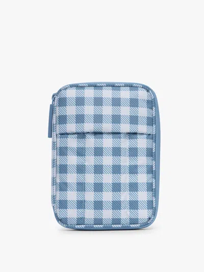 Calpak Luka Zip Passport Wallet In Blue