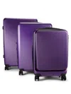 Calpak Kids' Malden 3-piece Textured Luggage Set In Violet
