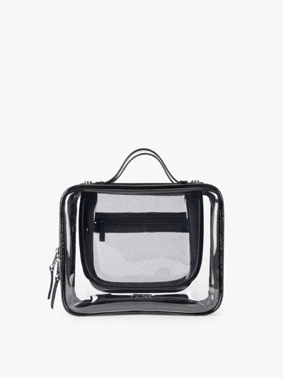 Calpak Medium Clear Cosmetics Case