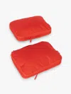 Calpak Medium Compression Packing Cubes In Red