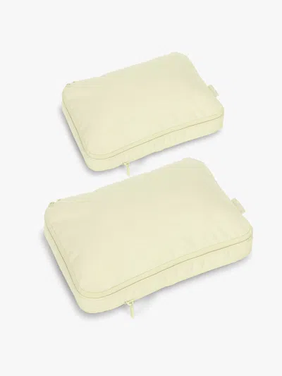 Calpak Medium Compression Packing Cubes In Yellow