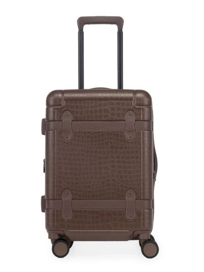 Calpak Men's Trnk Carry-on Hardshell Suitcase In Espresso