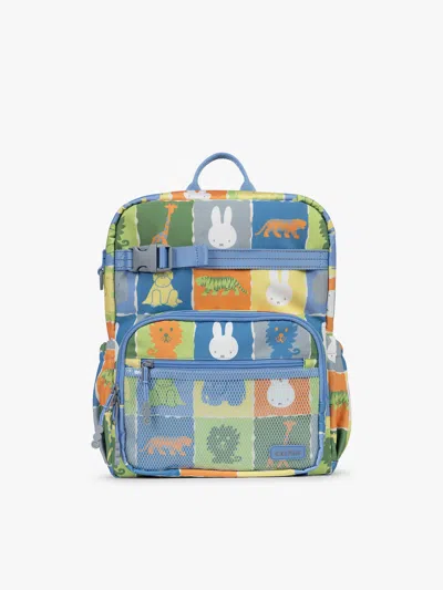 Calpak Miffy Kids Medium Backpack In Miffy Blue Zoo Trip